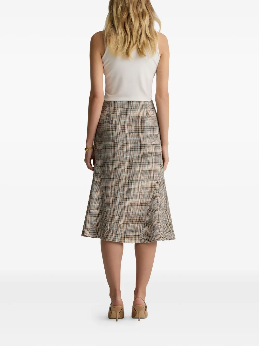 St. John Flared rok Beige