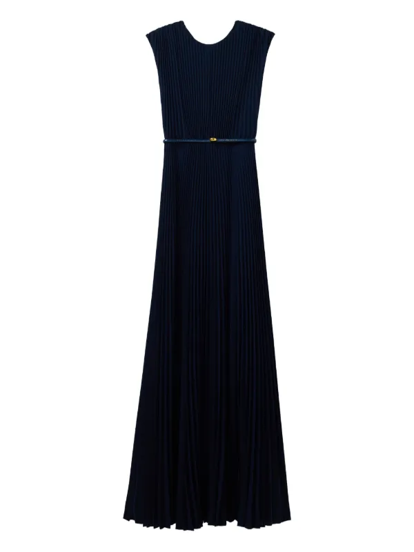St. John Crepe Gown Dress | Blue | FARFETCH LB