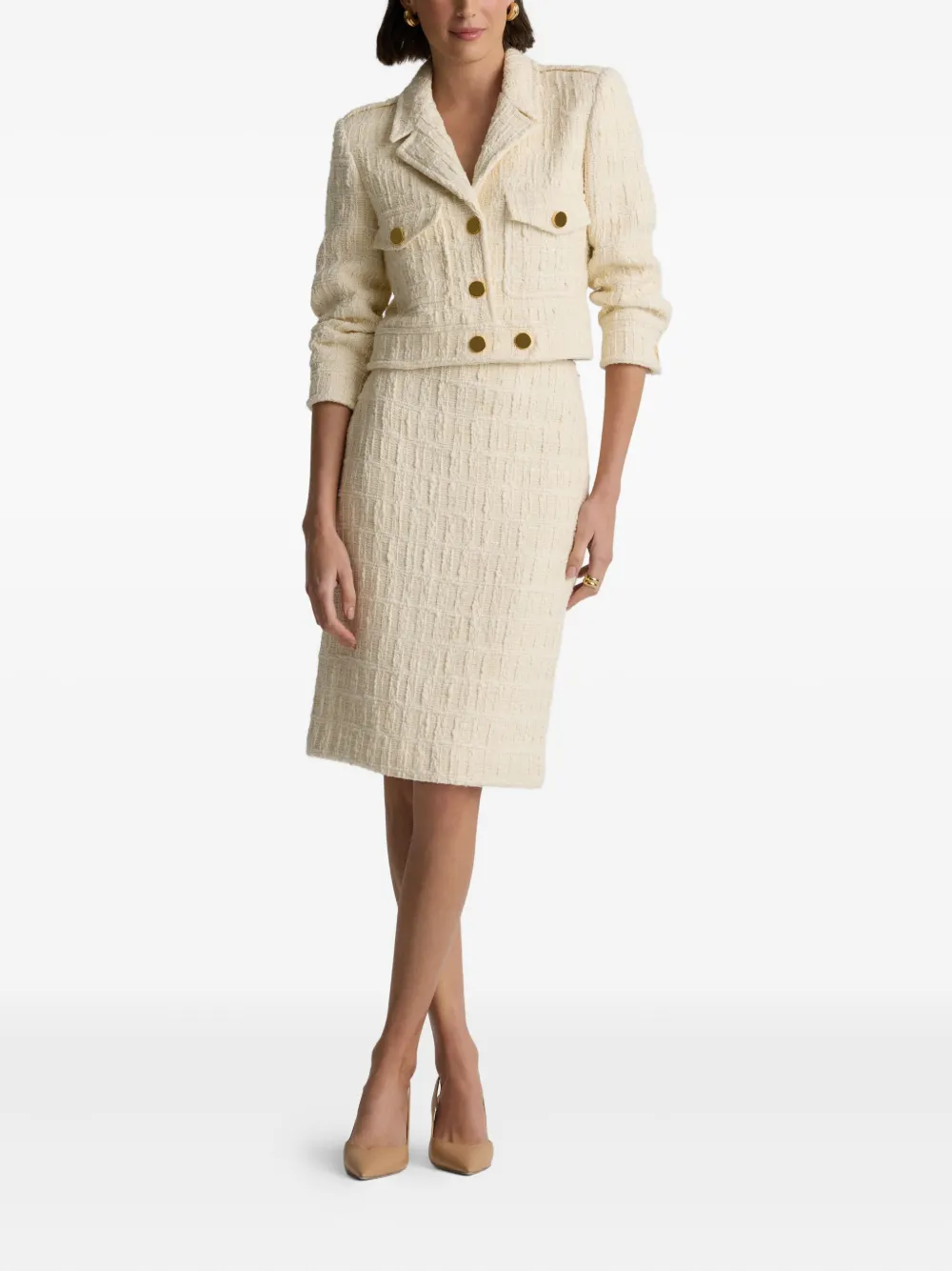 St. John Avery textured jacket | Cropped Jackets | Image 2