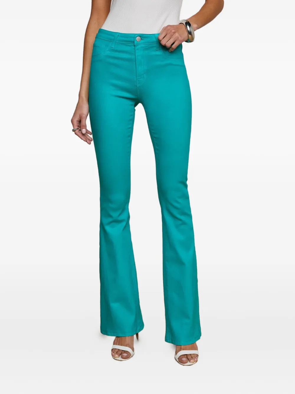 L'Agence Marty katoenen jeans Blauw