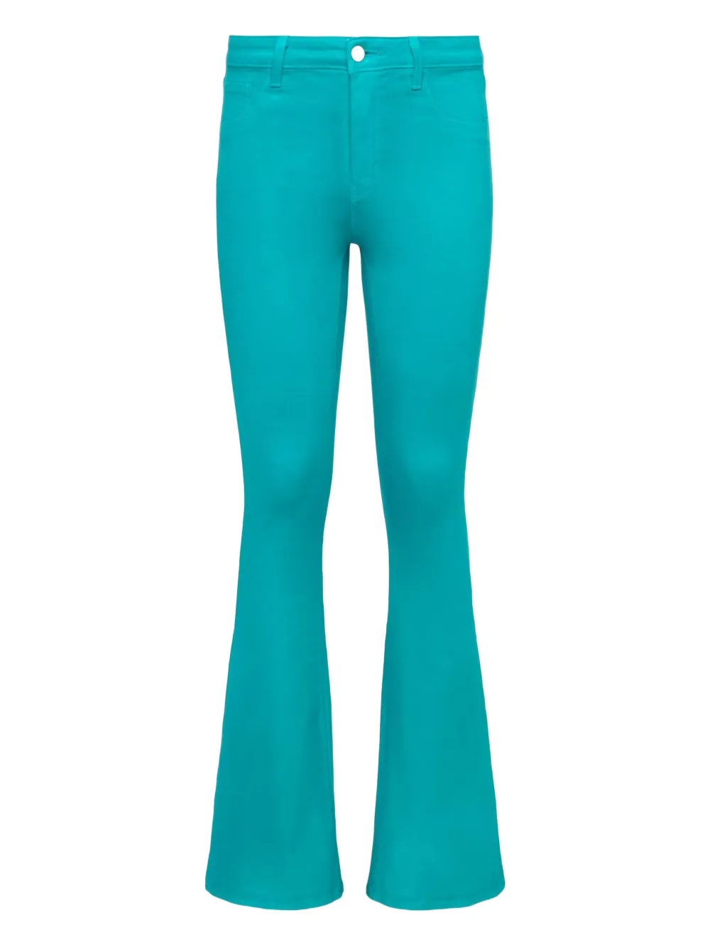 L Agence Marty Cotton Jeans In Blue