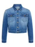 L'Agence Koda button-fastening denim jacket - Blue