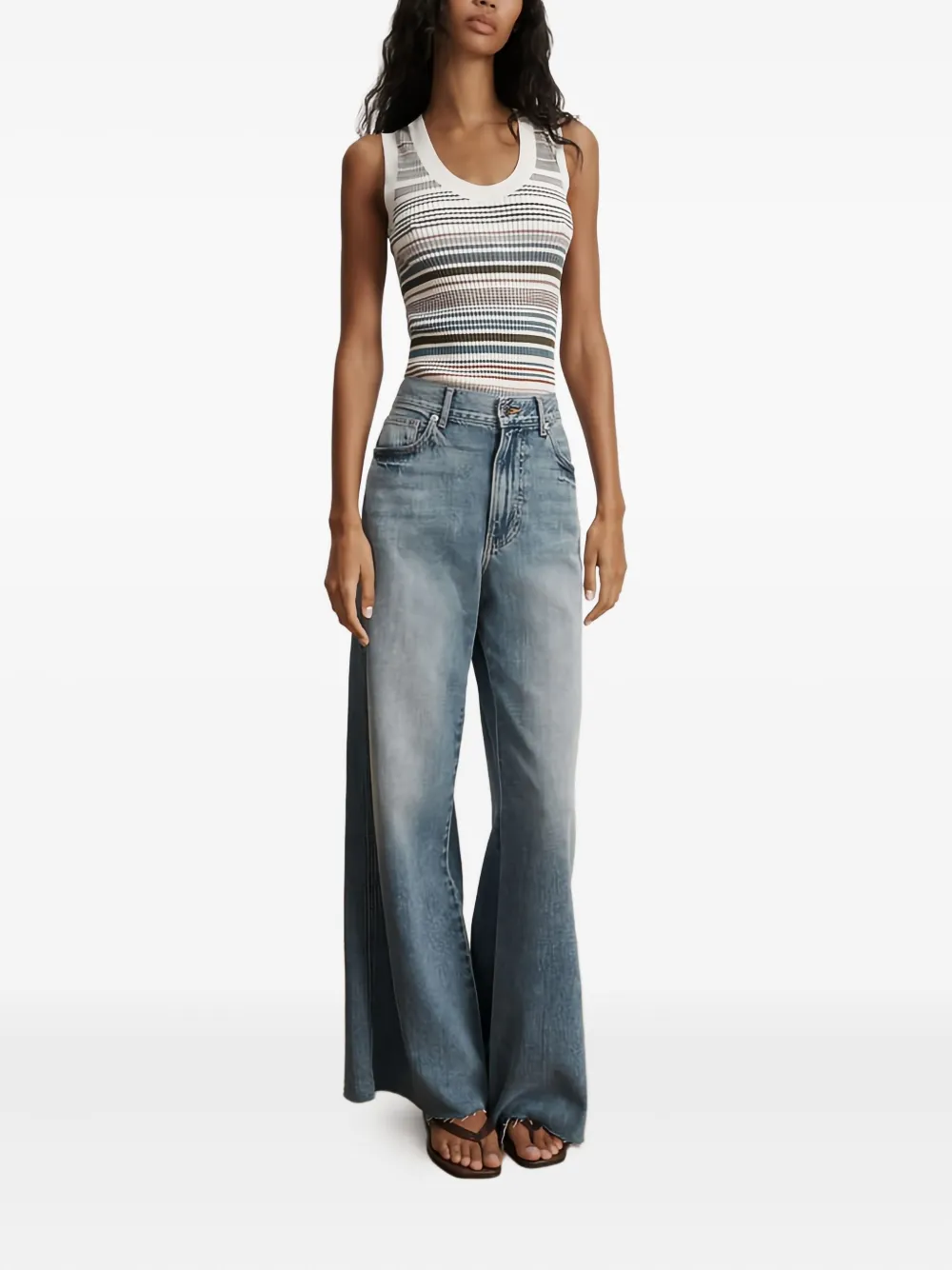 Veronica Beard Ezinna striped top | Vests & Tank Tops | Image 2