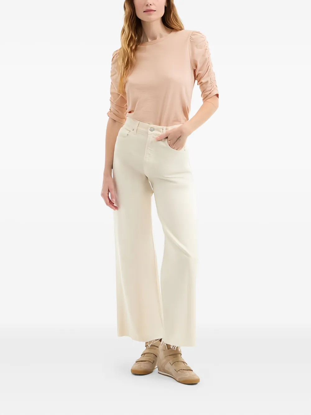 Veronica Beard ruched-sleeve T-shirt | T-Shirts & Jersey Shirts | Image 2