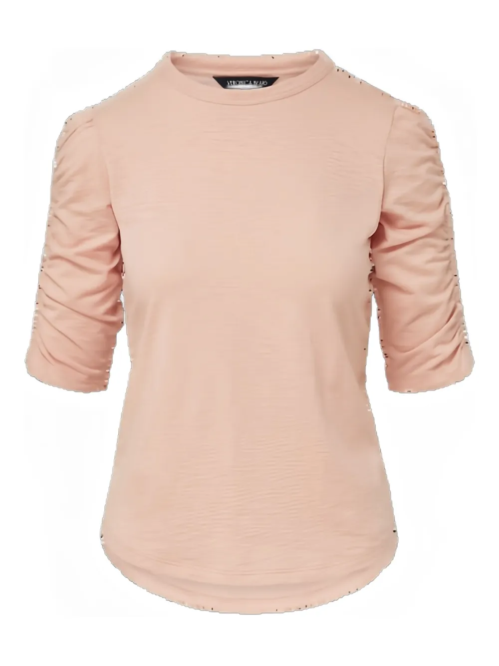 Veronica Beard ruched-sleeve T-shirt | Pink | Image 1