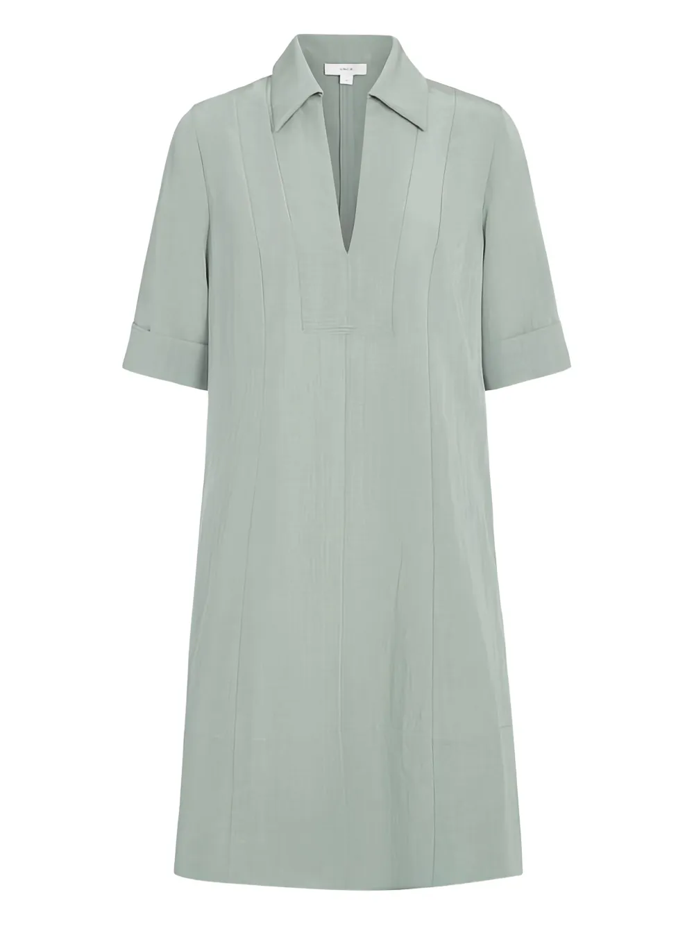 Vince short-sleeve A-line dress | Green | Image 1
