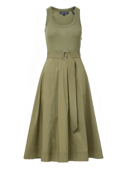Veronica Beard Ennis belted-waist midi dress