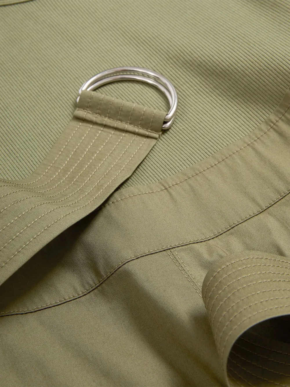 Veronica Beard Ennis midi-jurk met ceintuur Groen