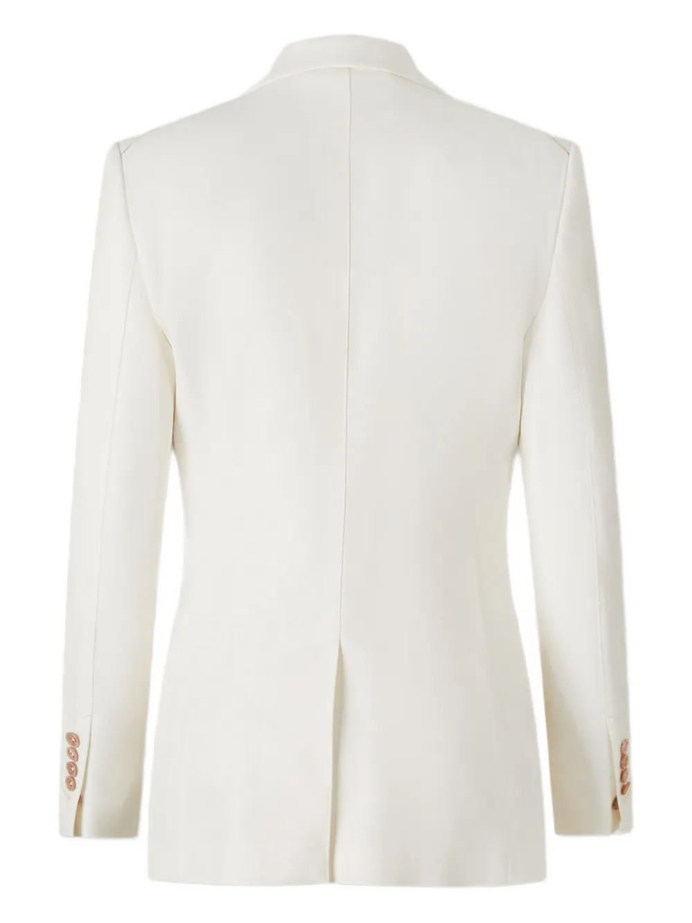 TOM FORD single-breasted twill blazer Beige