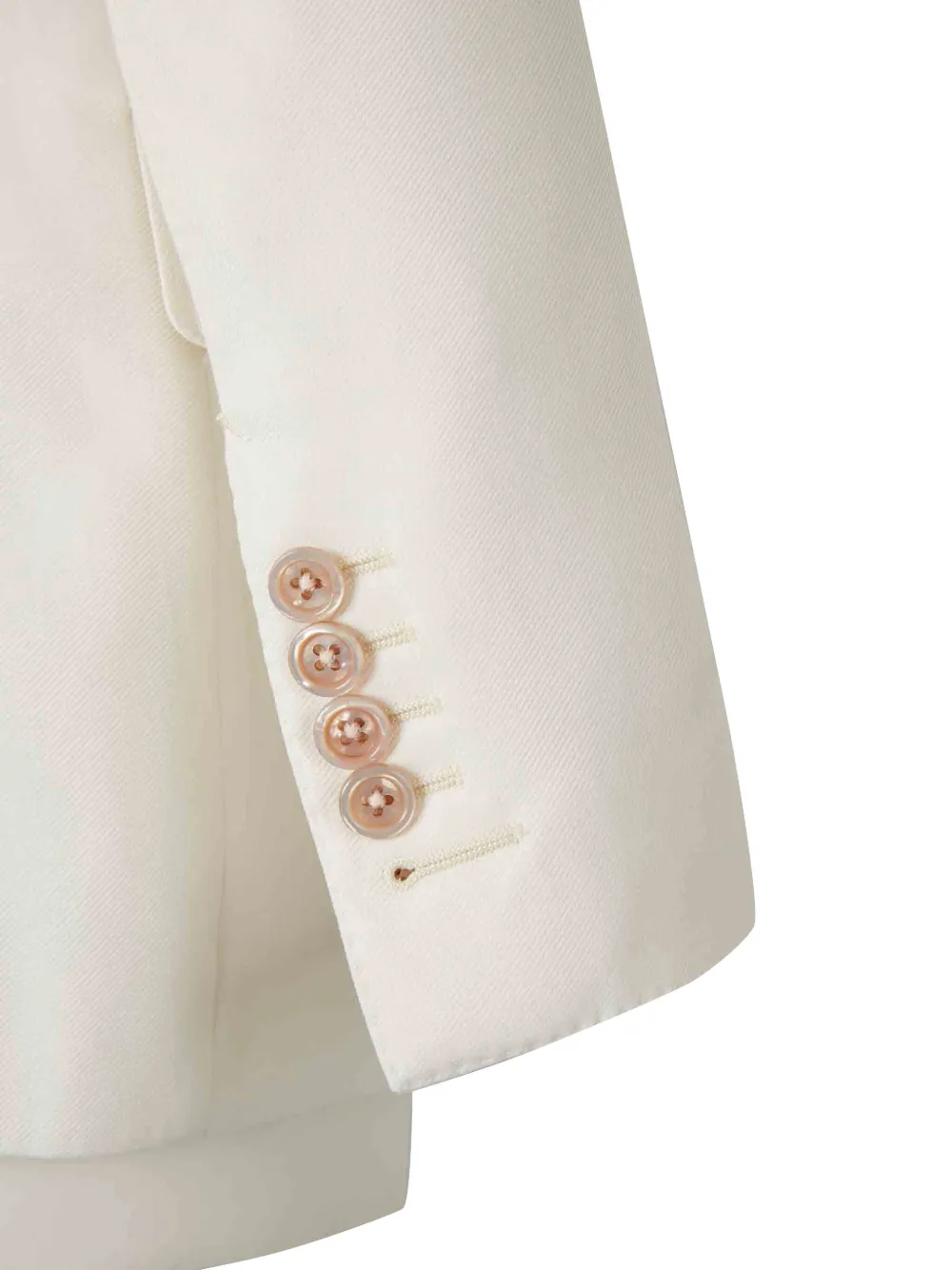TOM FORD single-breasted twill blazer Beige