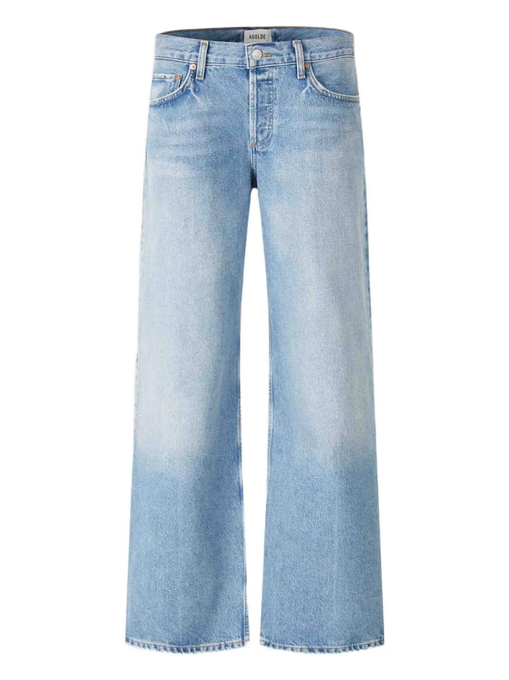 Agolde Faded Cotton Jeans