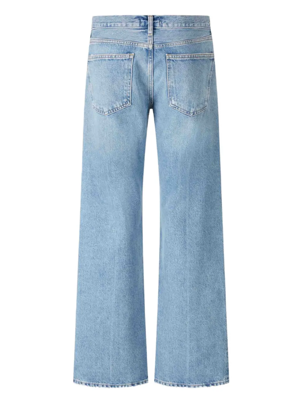 AGOLDE faded cotton jeans Blauw