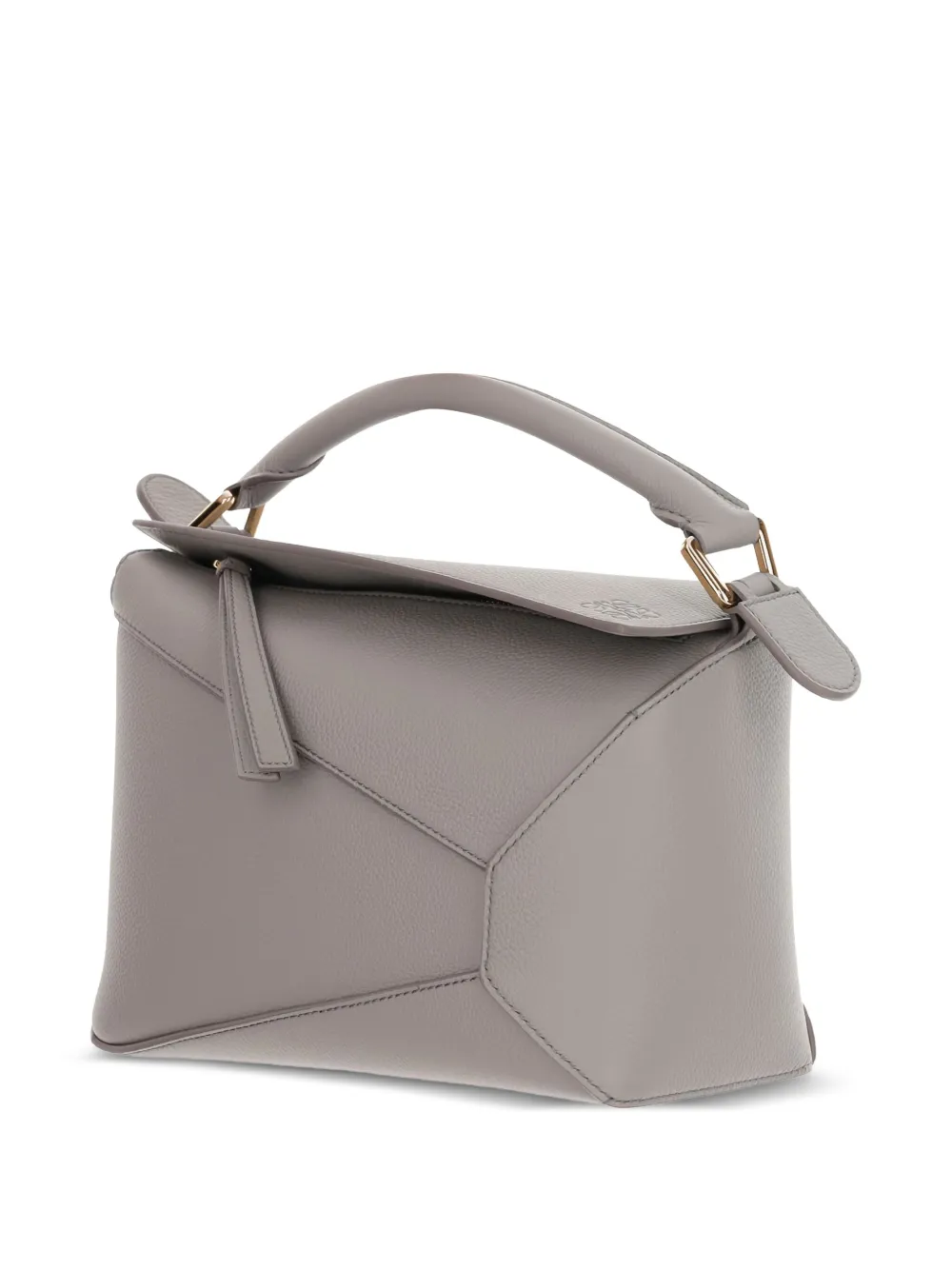 LOEWE Puzzle leren schoudertas Grijs