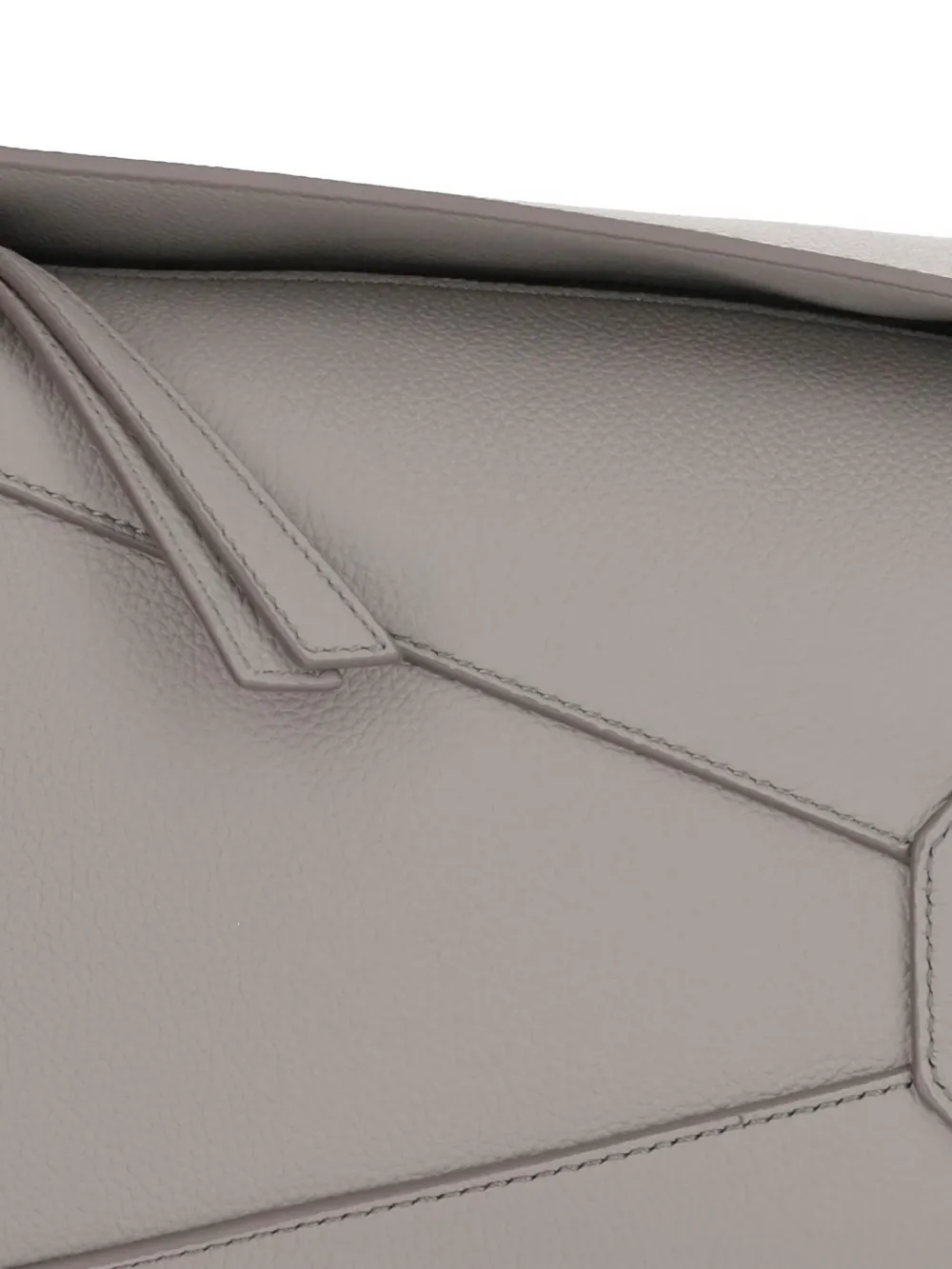 LOEWE Puzzle leren schoudertas Grijs