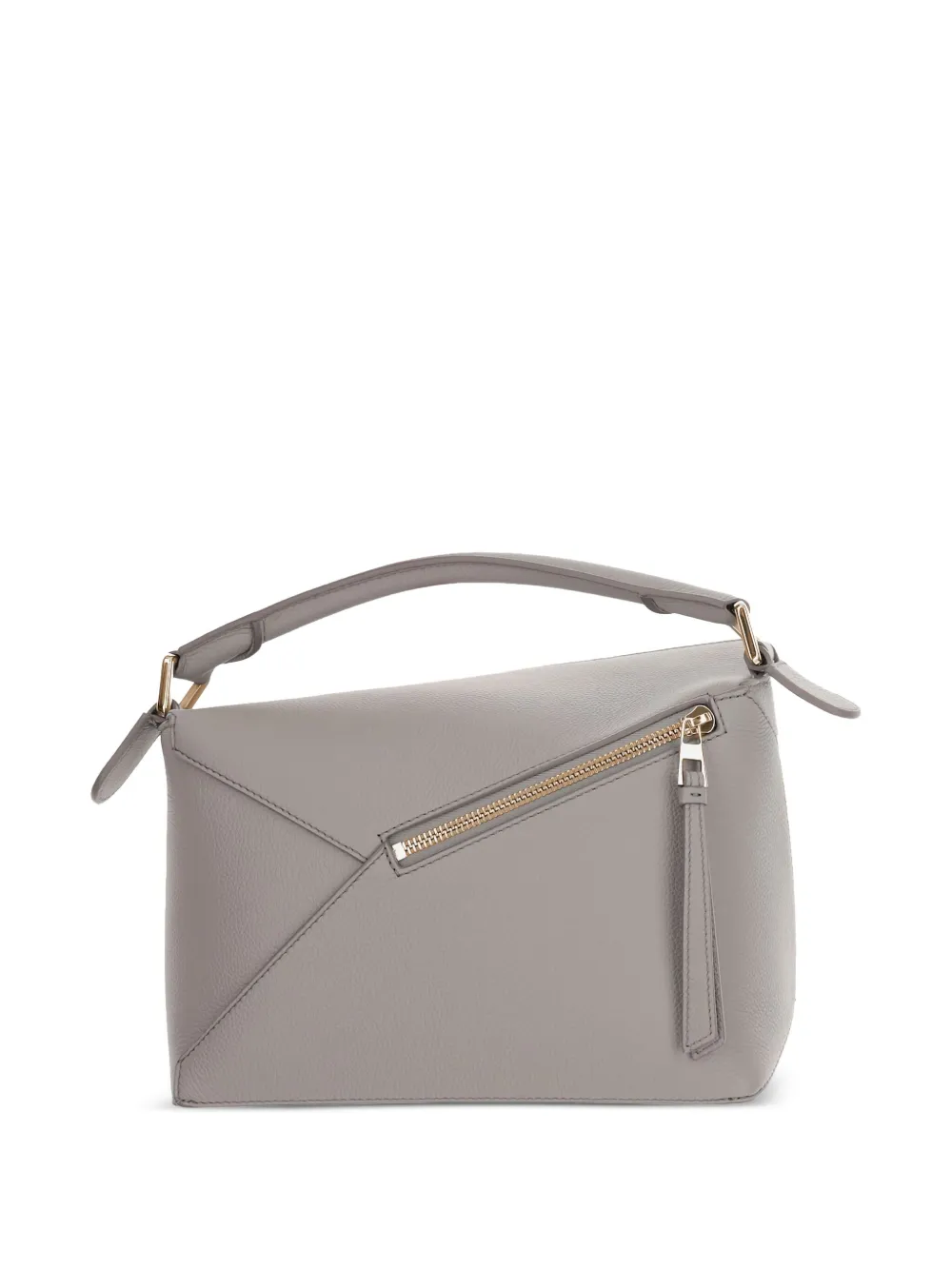 LOEWE Puzzle leren schoudertas Grijs