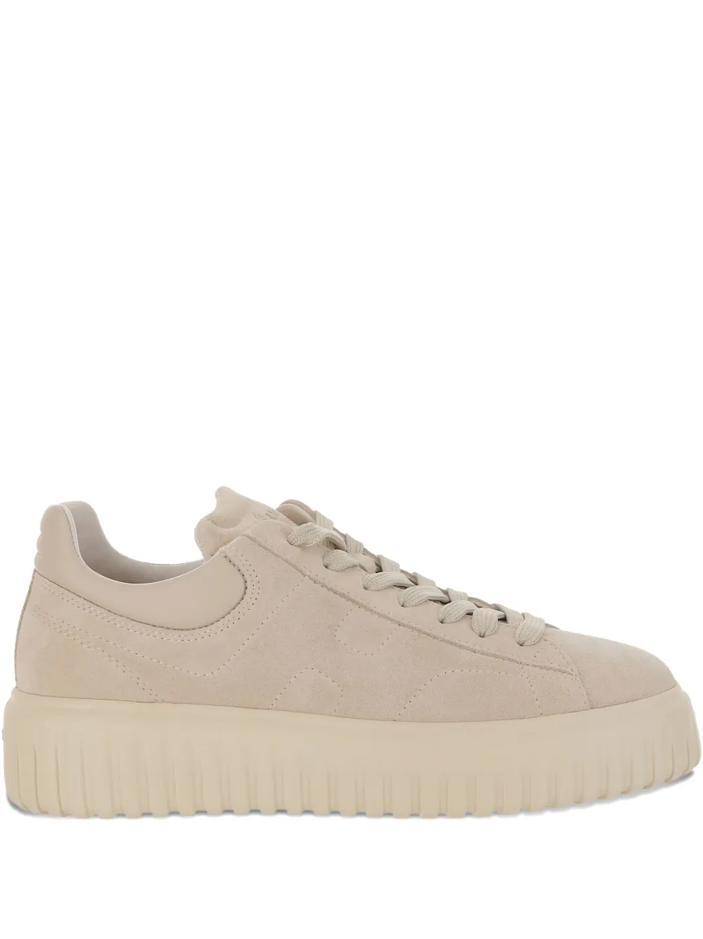Hogan lace-up platform trainers Neutrals
