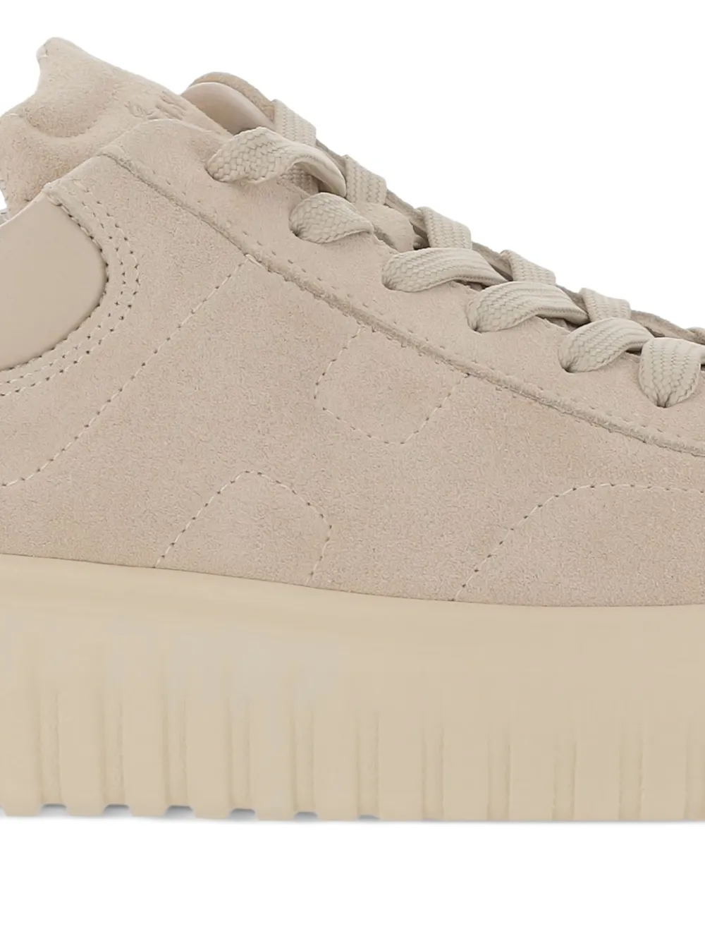 Hogan lace-up platform trainers Neutrals
