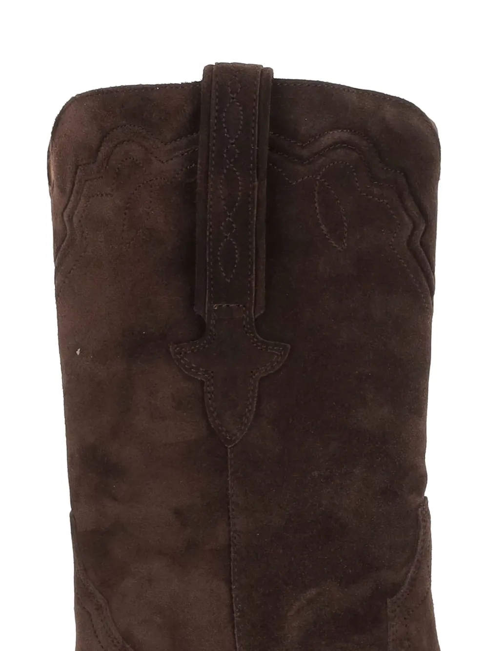 Paris Texas suede square-toe boots Brown