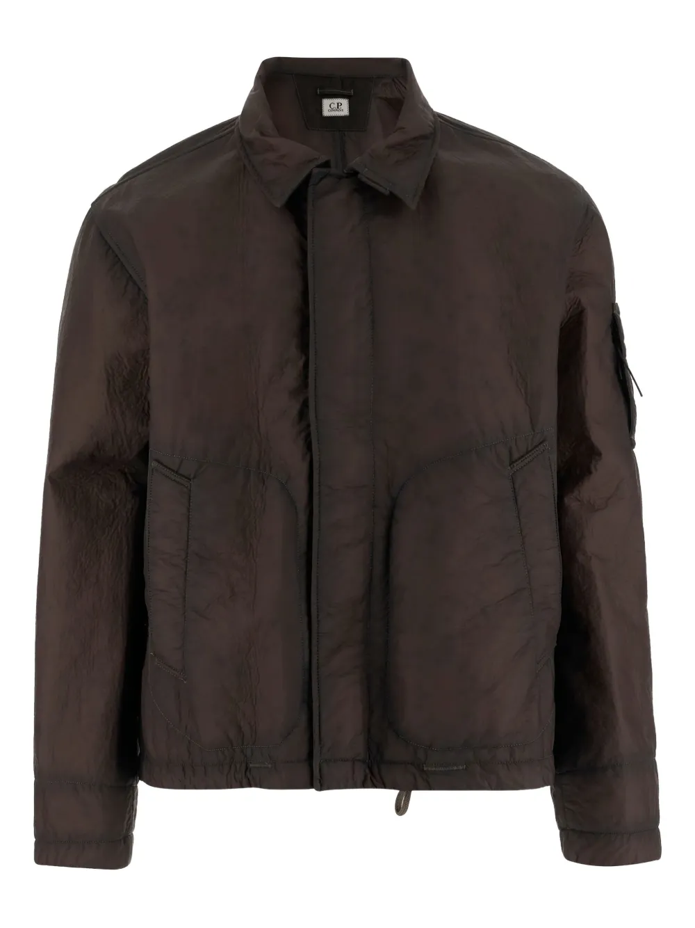 C.P. Company quilted lens-pocket jacket Groen