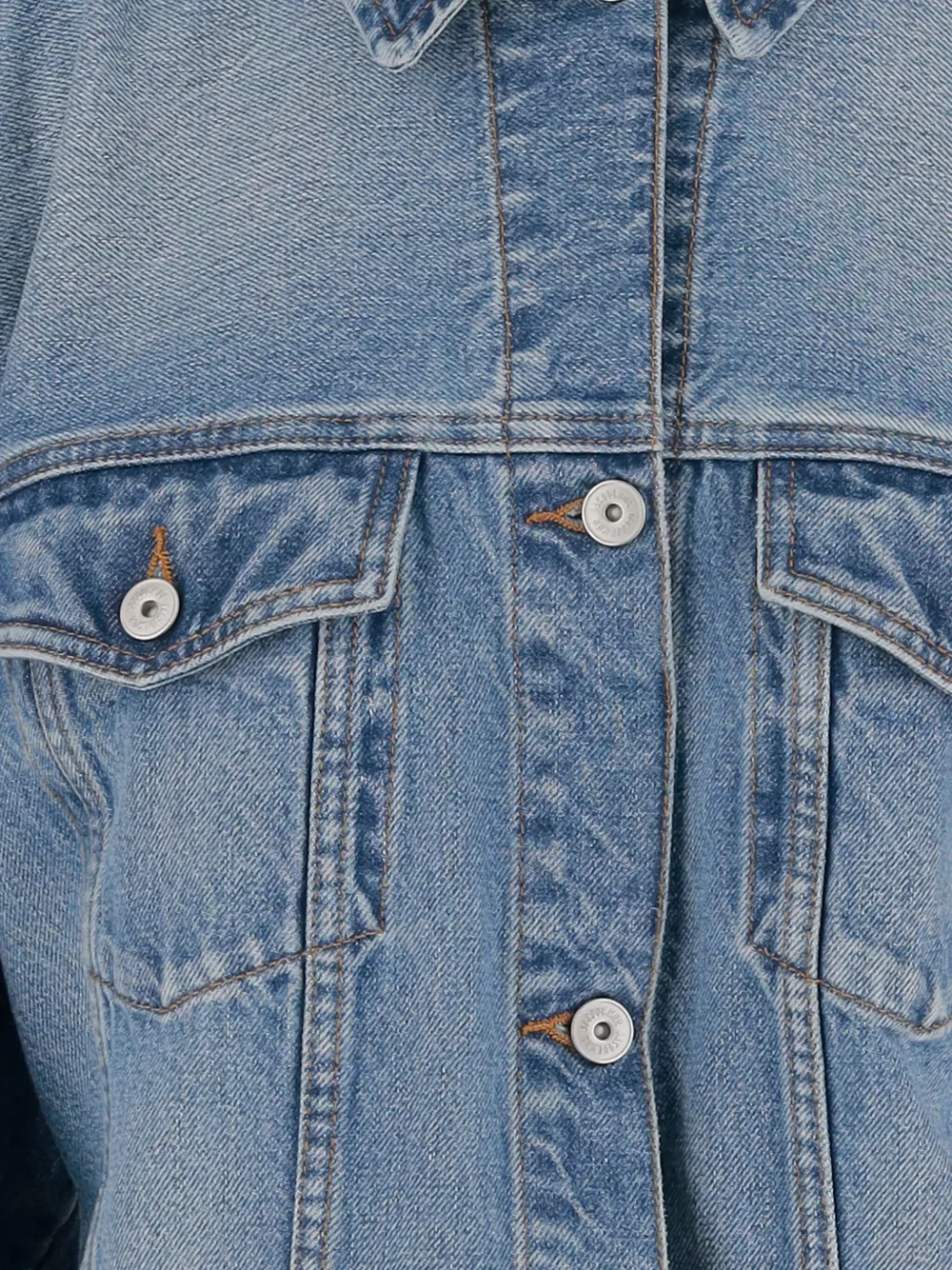 Jacquemus Denim jack Blauw