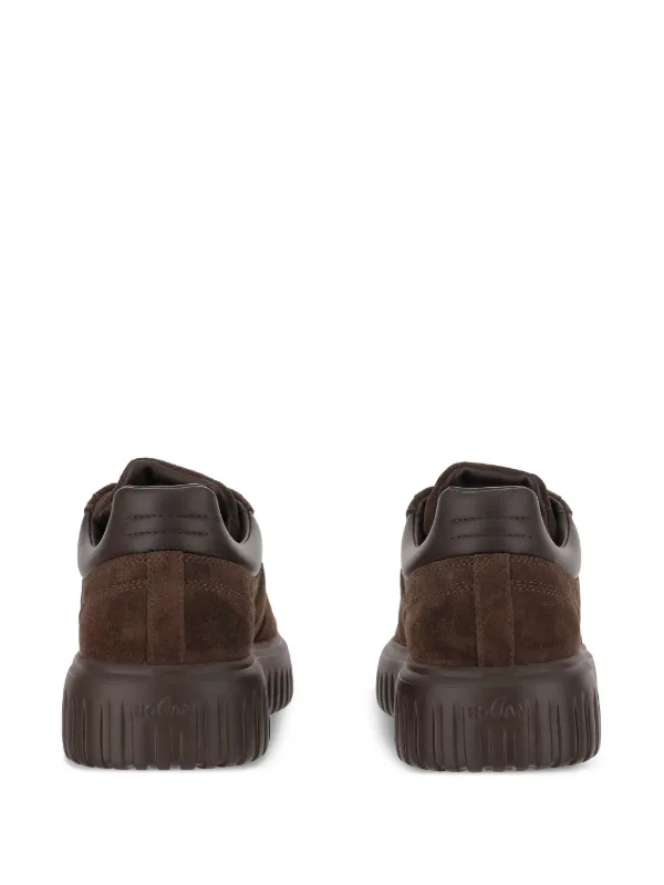 スニーカー Hogan Textured Leather Sneakers With Cushioned Sole 三越伊勢丹 | HOGAN/ホーガン通販 | ホーガン H-ストライプ