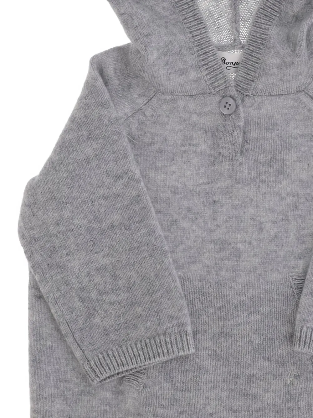 Bonpoint hooded cashmere sweater Grijs