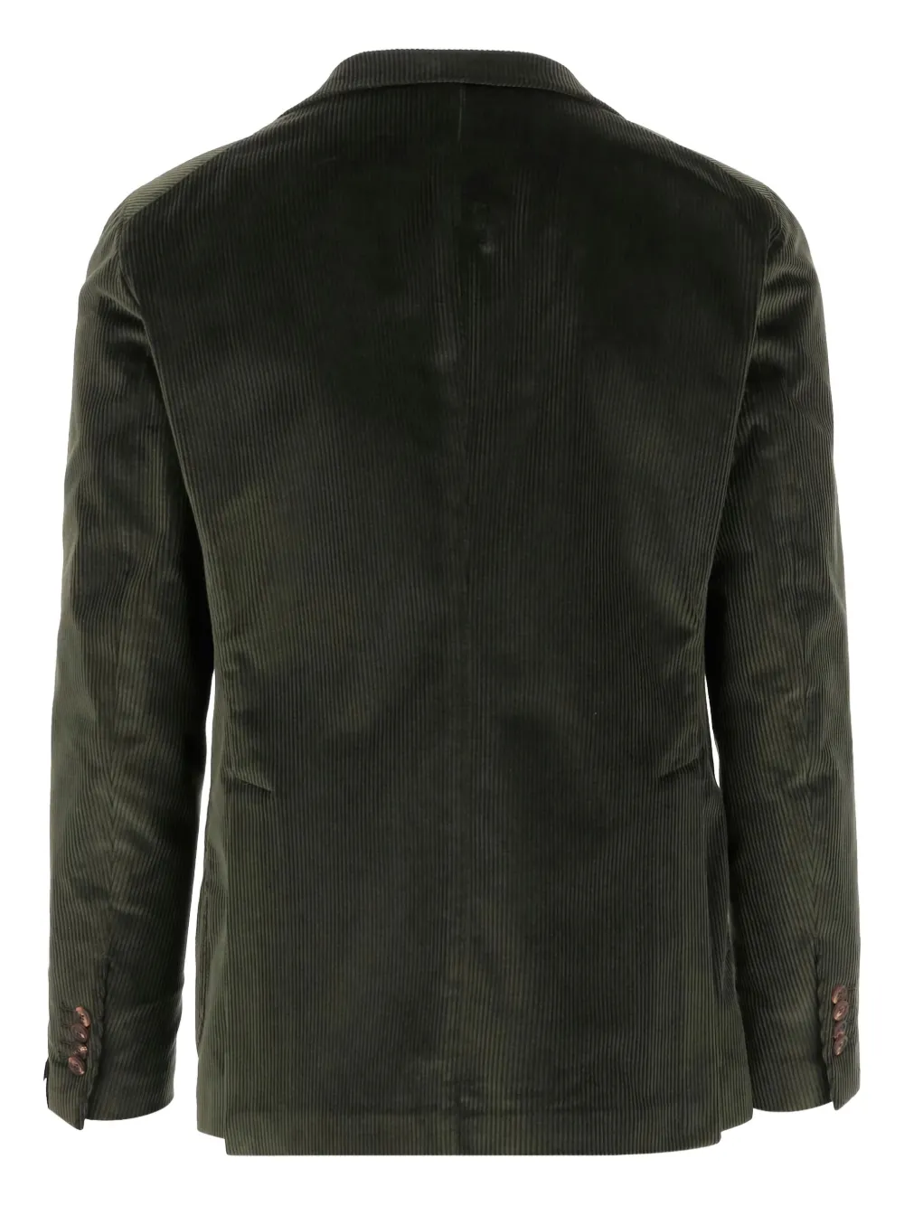Tagliatore corduroy single-breasted blazer Groen