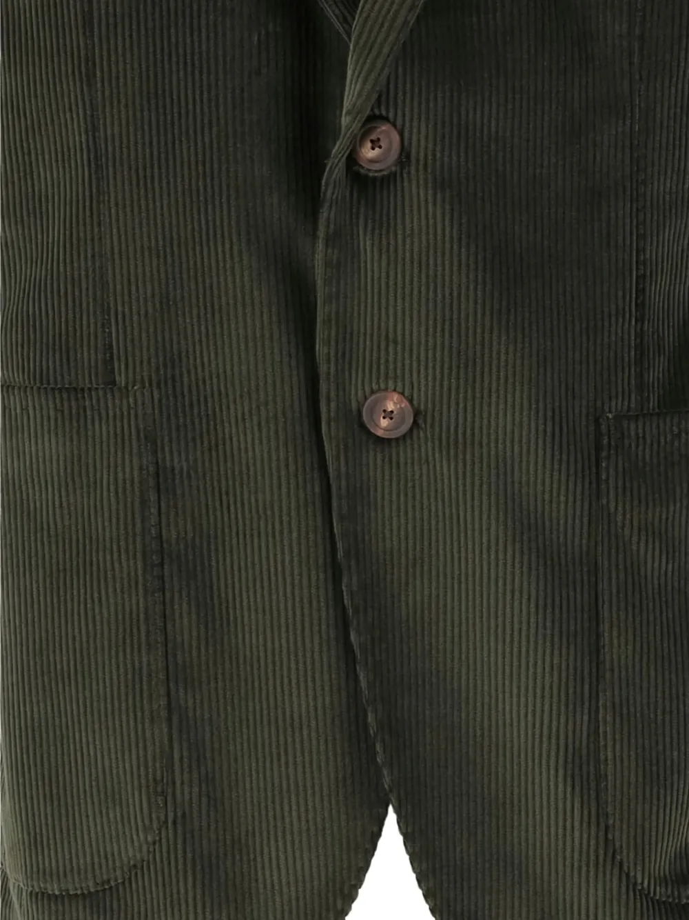 Tagliatore corduroy single-breasted blazer Groen