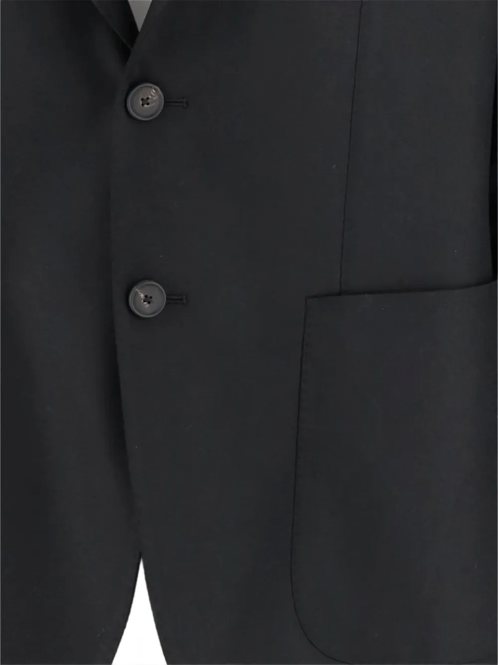 Tagliatore three-button patch-pocket blazer Zwart