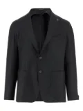 Tagliatore three-button patch-pocket blazer - Black