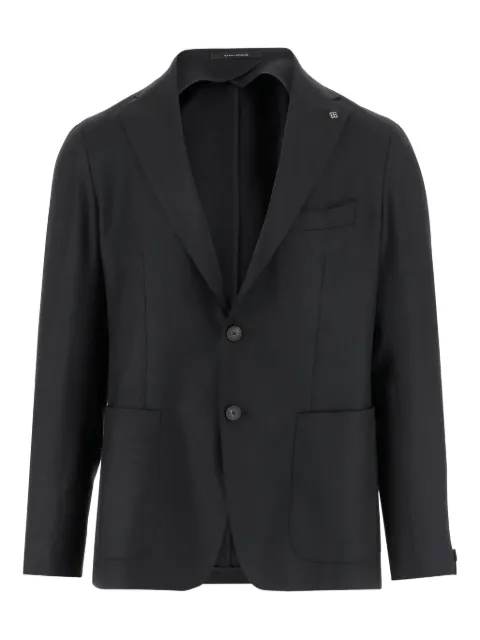 Tagliatore three-button patch-pocket blazer