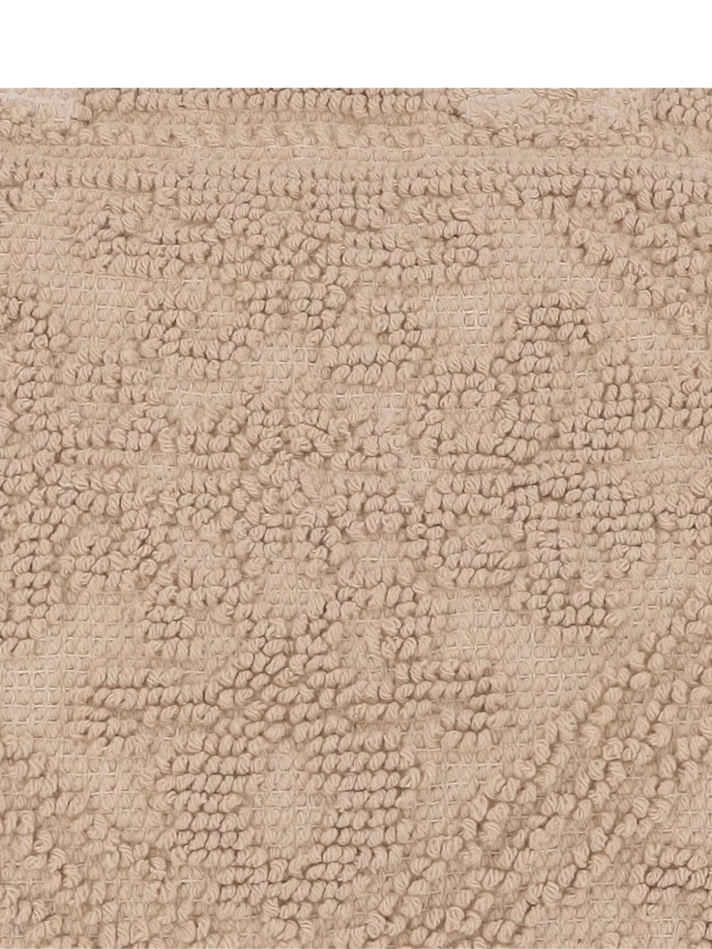 Mc2 Saint Barth Embossed Cotton Tote Bag In Neutral