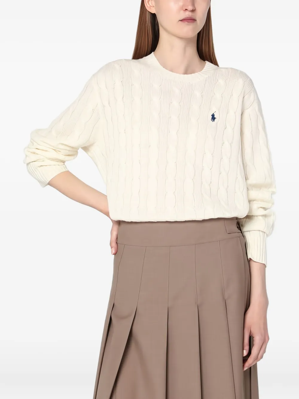 Polo Ralph Lauren Kabelgebreide trui Beige