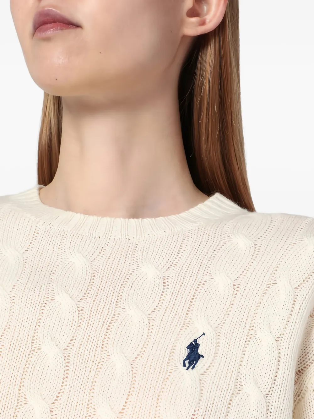 Polo Ralph Lauren Kabelgebreide trui Beige
