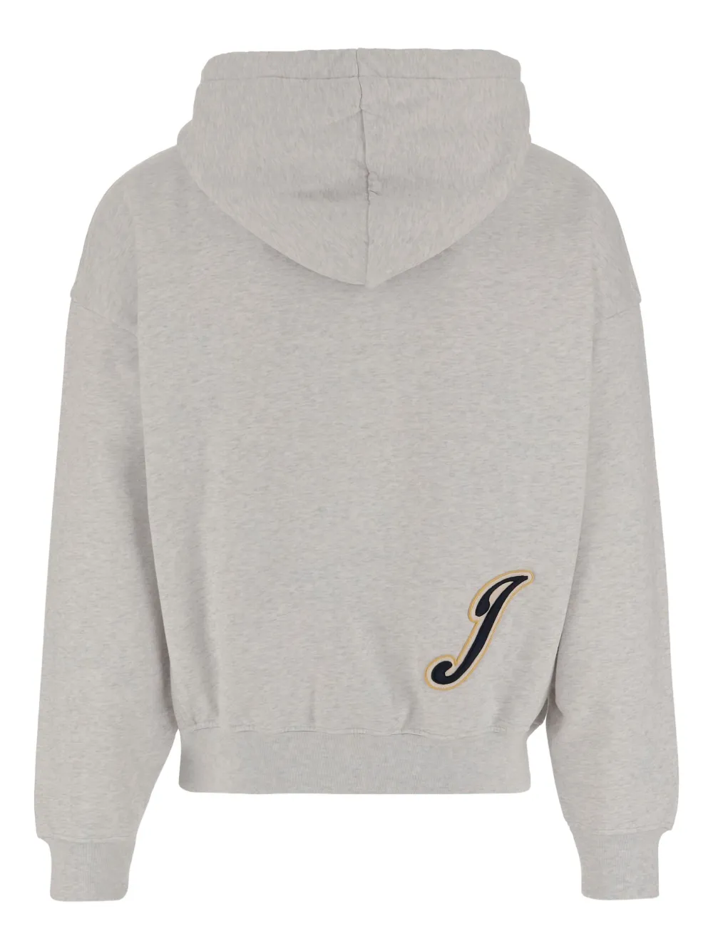 Jacquemus logo-patch hoodie Grijs