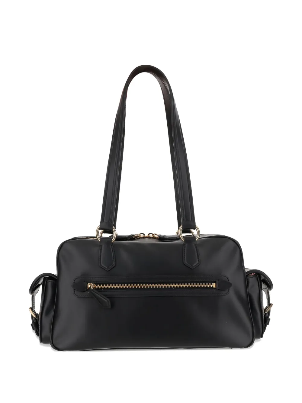 Miu top-handle zip-fastening shoulder bag Zwart