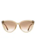 TOM FORD Eyewear cat-eye teacup frame sunglasses - Neutrals