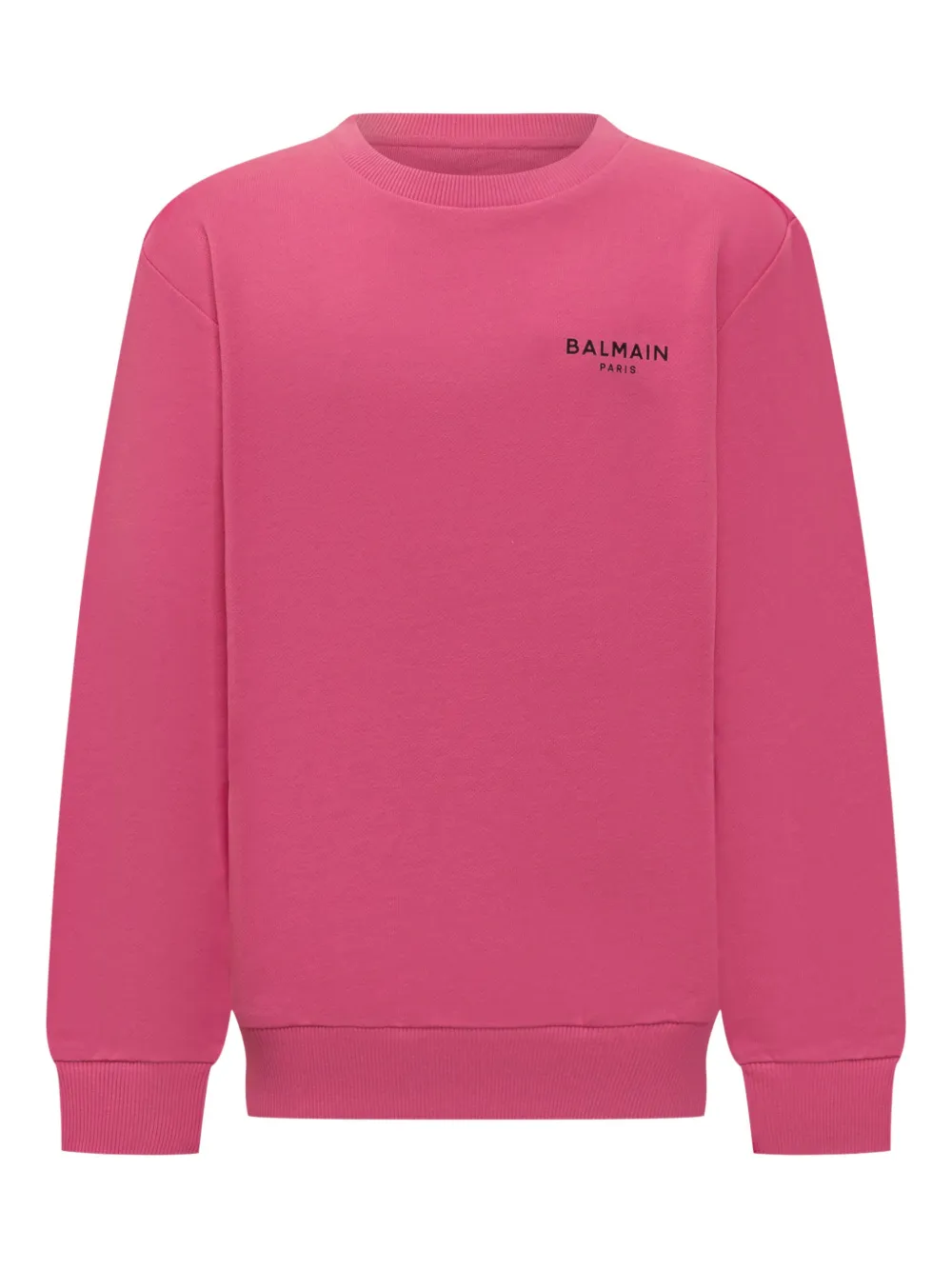 Balmain Kids Sweater met geborduurd logo Roze