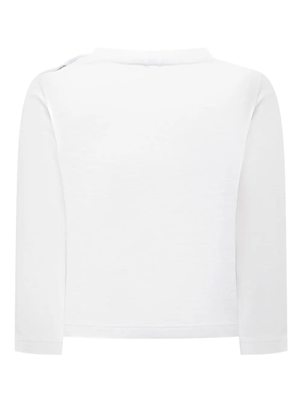 Stella McCartney Kids T-shirt met monsterprint en lange mouwen Wit