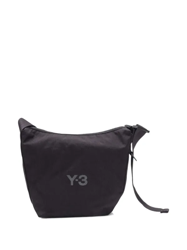 大きなロゴ入り★ Y-3 ショルダーバッグ Y-3 Y3 ロゴ ショルダーバッグ | ブラック | FARFETCH JP