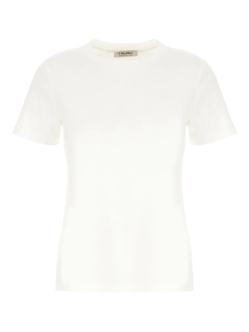 'S Max Mara Katoenen T-shirt met ronde hals Beige