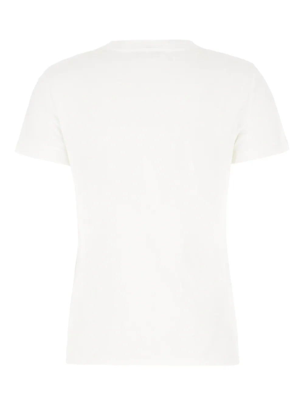 Max Mara T-shirt met geborduurd logo Wit