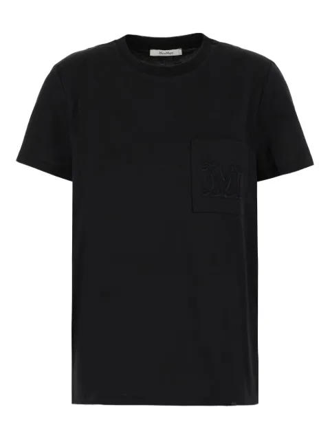 Max Mara logo-embroidered cotton T-shirt