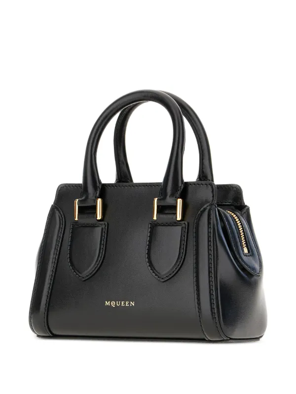 Alexander McQueen Mini Birdee Tote Bag | Black | FARFETCH