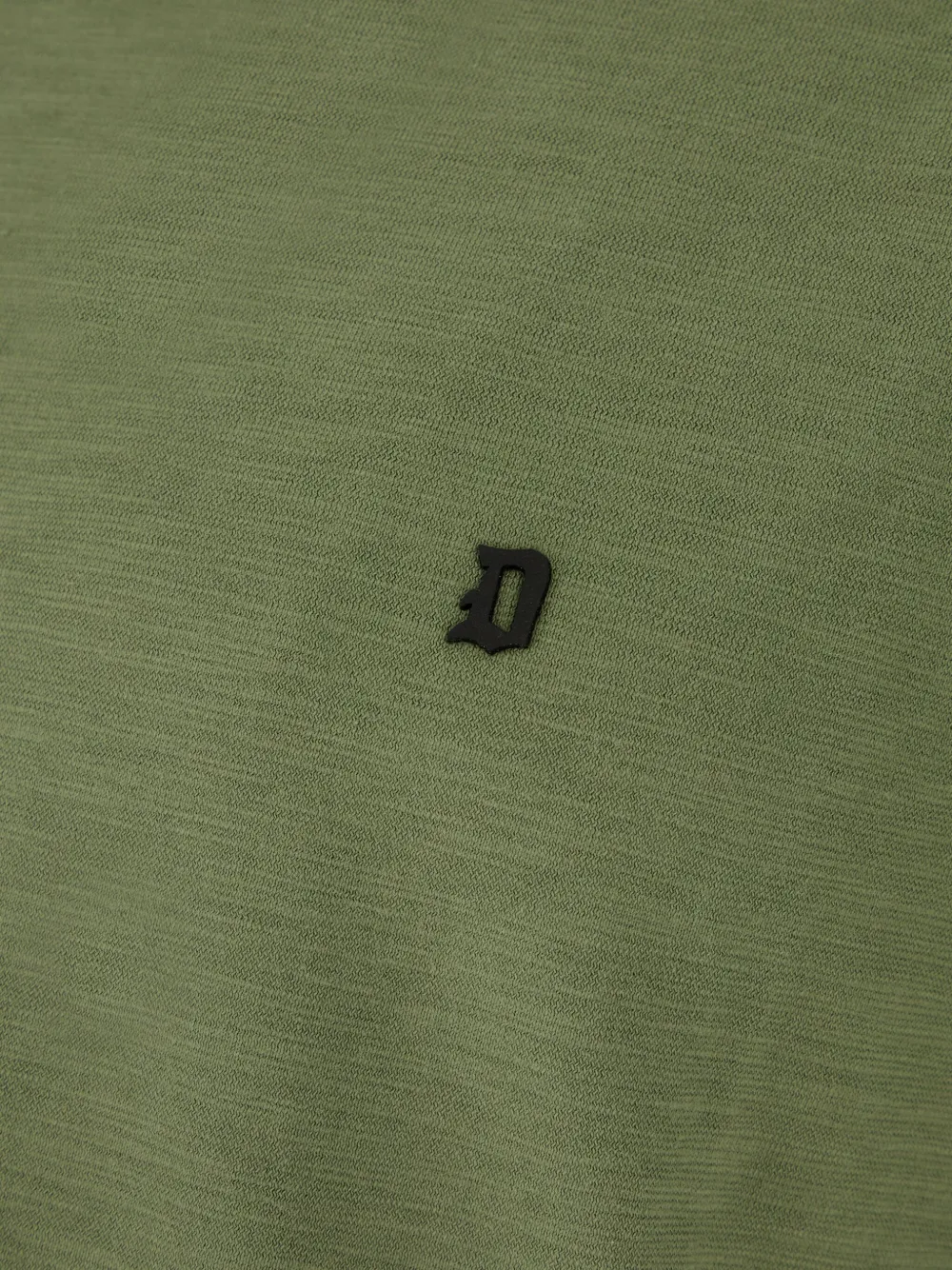 DONDUP T-shirt met geborduurd logo Groen