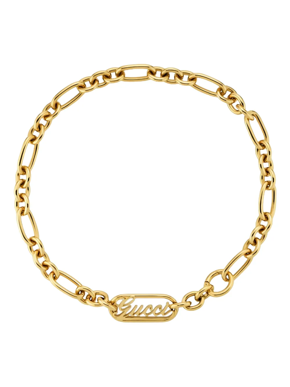 Gucci chain-link logo necklace | Gold | Image 1