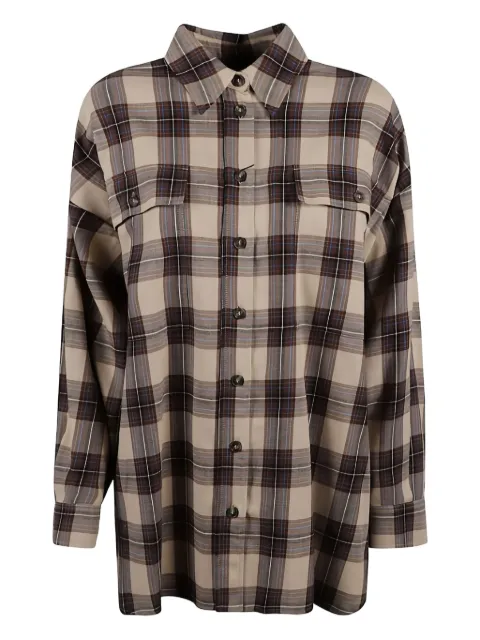 Weekend Max Mara plaid-pocket shirt