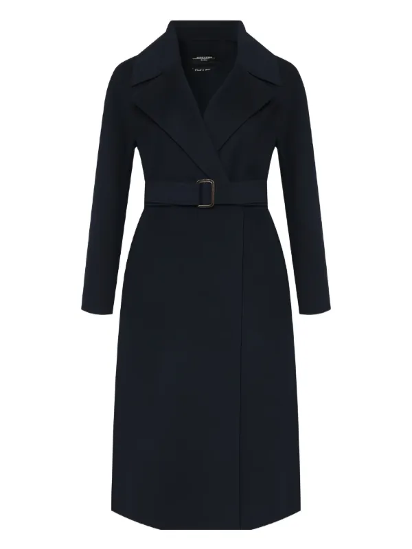 Weekend Max Mara Manu ベルテッド コート | ブラック | FARFETCH JP