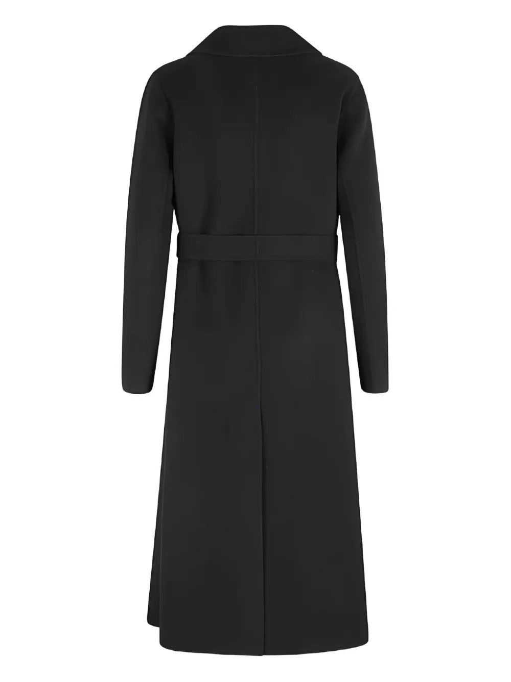 Weekend Max Mara Manu Belted Coat In Black