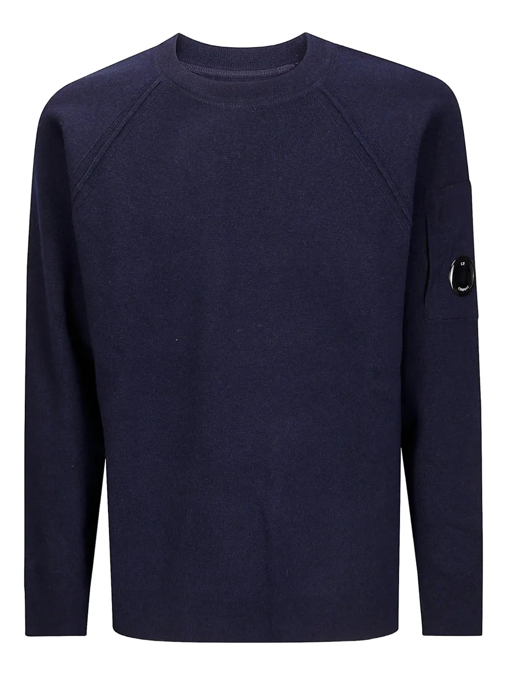 C.P. Company raglan-sleeve crew-neck sweater - ブラック C.P. Company raglan-sleeve crew-neck sweater - ブラック